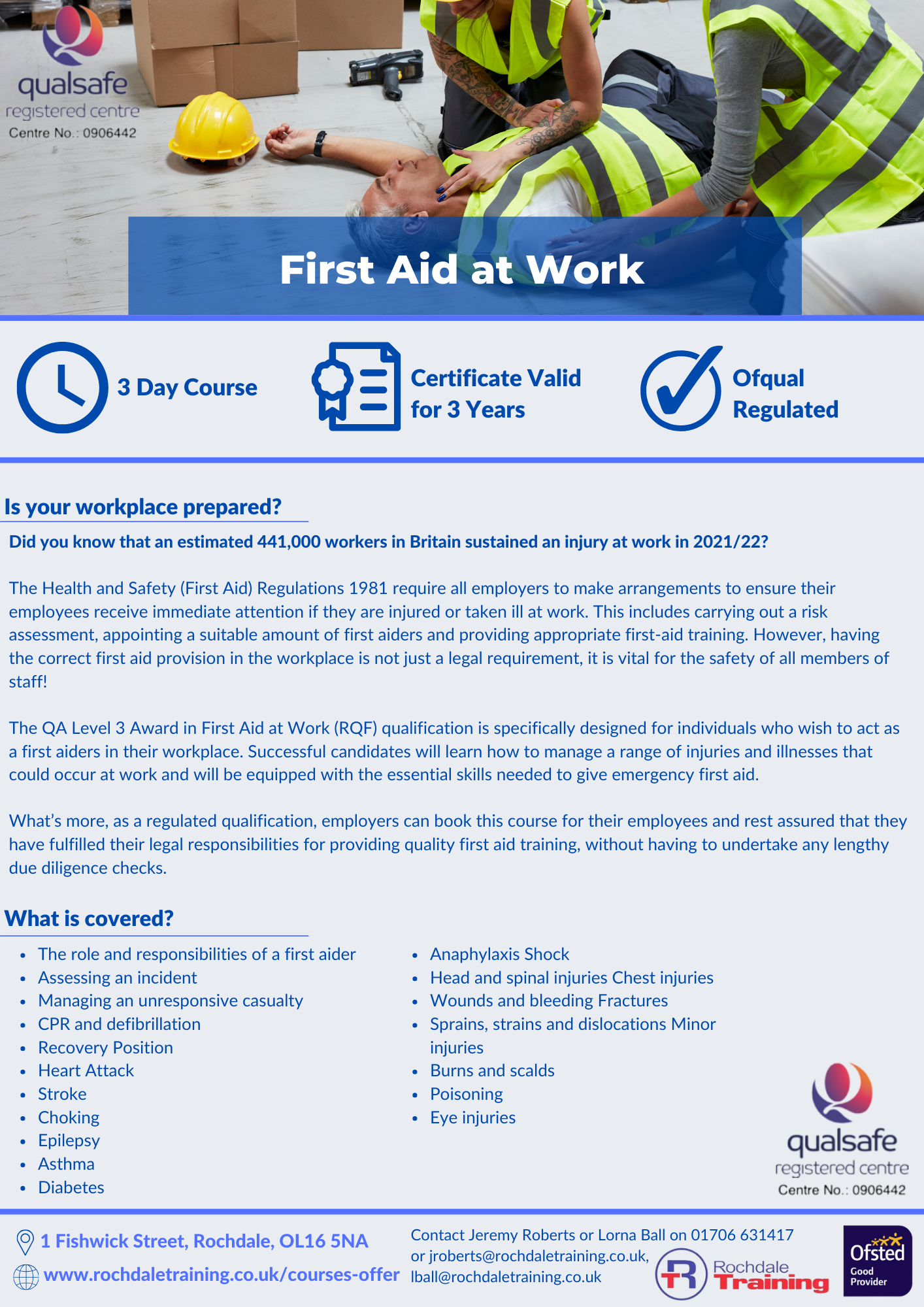 Qualsafe First Aid at Work 