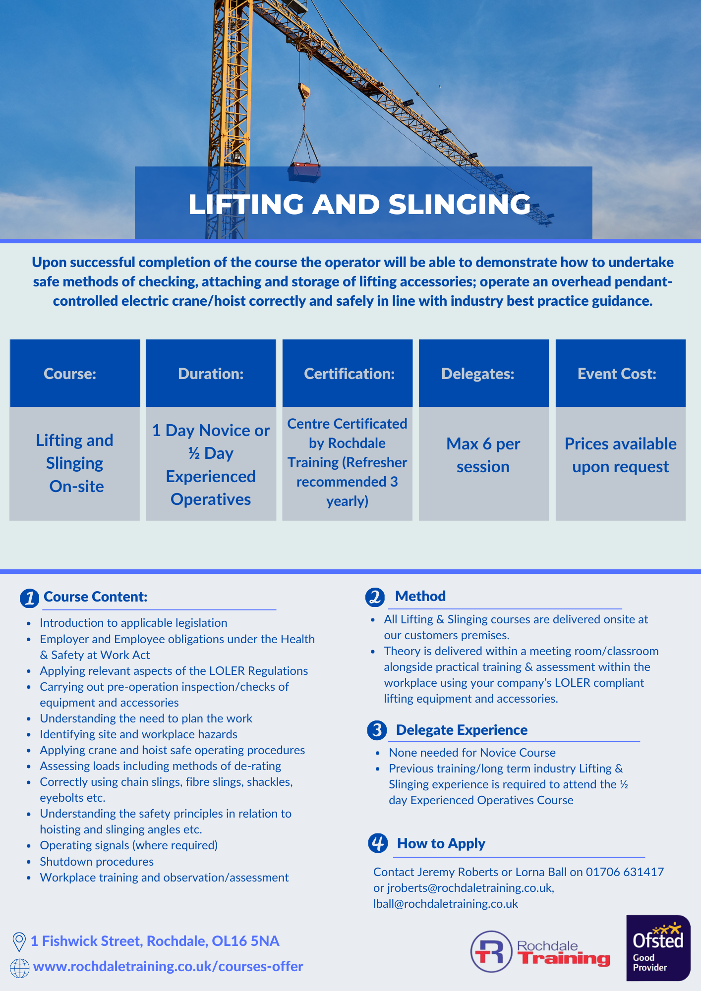 Lifting and Slinging Flyer 