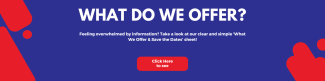 Front page slider -What do we offer