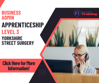 Yorkshire Street Surgery - Business Administrator – Level 3